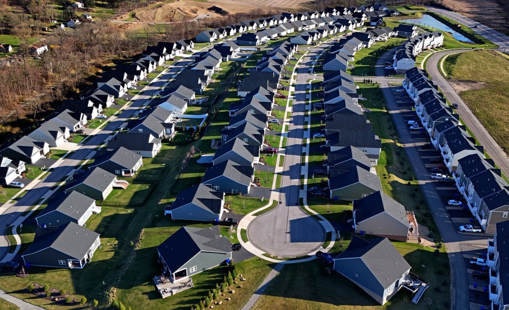 A residential development in Middlesex, Pa.